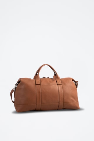 Sac bowling en cuir Saulu - Camel