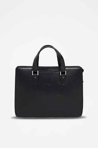 Porte-documents en cuir Kenjiu - Noir