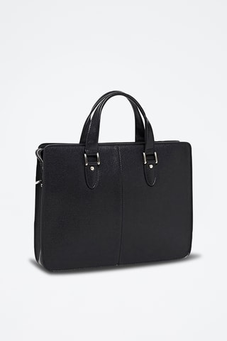 Porte-documents en cuir Kenjiu - Noir