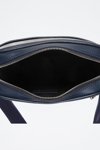 Borsa a tracolla in pelle Hémi - Blu