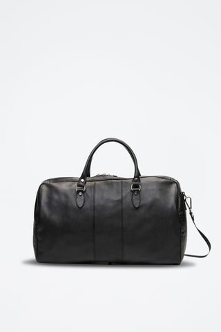 Sac de voyage en cuir Week - Noir