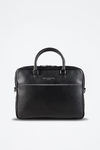 Porte-documents en cuir Dan - Noir