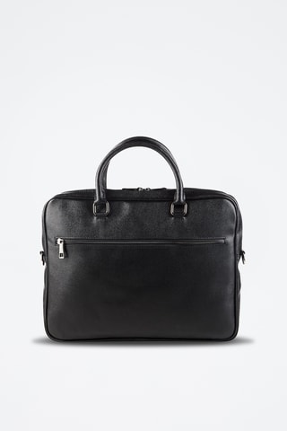 Porte-documents en cuir Dan - Noir