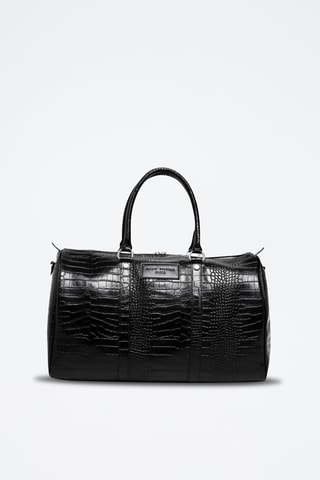 Sac bowling en cuir Nino - Noir