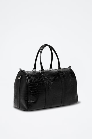 Sac bowling en cuir Nino - Noir