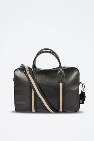 Porte-documents en cuir Ivan - Noir