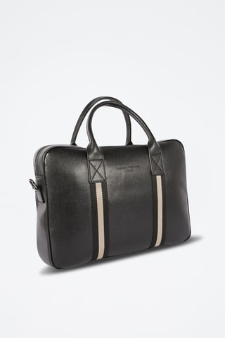 Porte-documents en cuir Ivan - Noir
