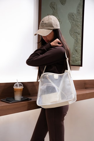 Sac porté épaule Echo - Blanc