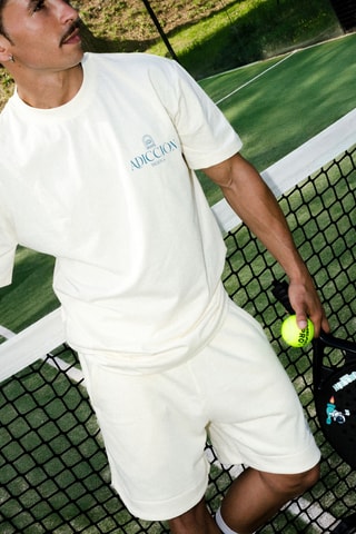 T-shirt oversize The Court - Beige