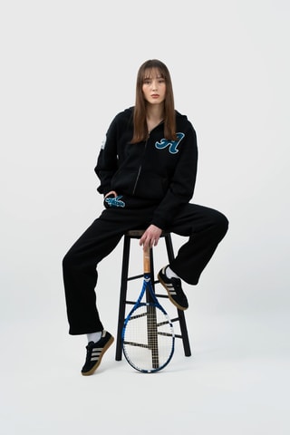 Pantaloni sportivi regular The Court - Nero
