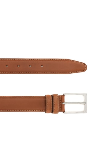 Ceinture en cuir Mini Mario - Marron