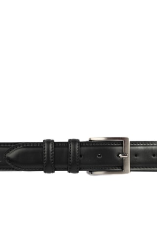 Ceinture en cuir Mario - Noir