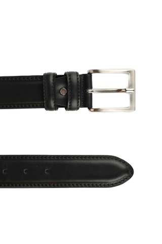 Ceinture en cuir Mario - Noir