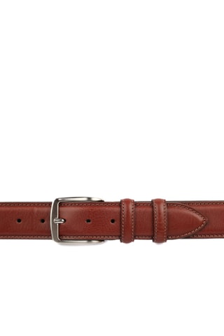Ceinture en cuir Mario - Marron