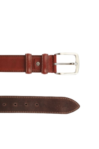 Ceinture en cuir Mario - Marron