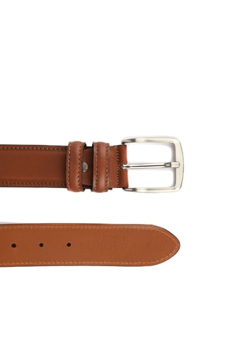 Ceinture en cuir Mario - Camel