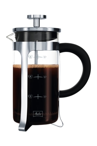 Roestvrijstalen en Borosilicaatglazen Koffiezetapparaat - 1 l