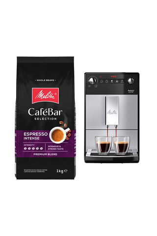 	Koffiebonen espresso intenso - 1 kg - Pittig en Koffiezetapparaat - 1,2 l - 1450 W