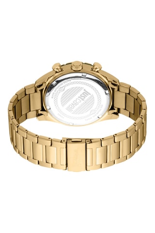 Montre à quartz en acier - Chronographe - Doré
