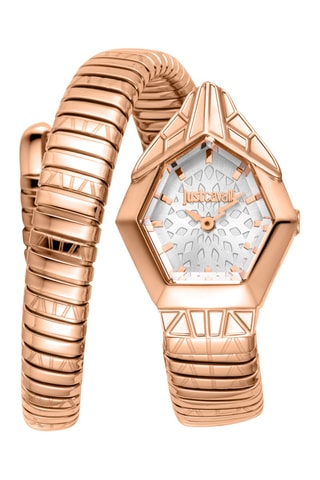 Stalen Quartz Horloge - Roségoudkleurig