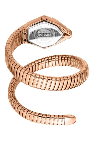 Stalen Quartz Horloge - Roségoudkleurig