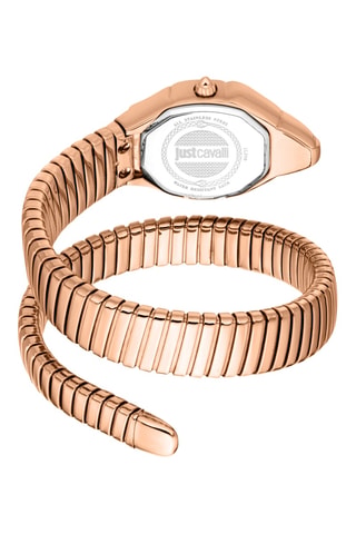 Stalen Quartz Horloge - Roségoudkleurig