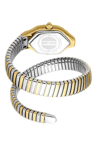 Stalen Quartz Horloge - Zilverkleurig en Goudkleurig