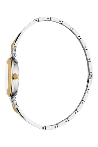 Montre à quartz en acier - Argenté et doré