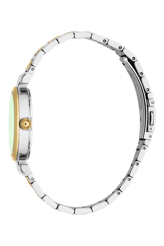 Montre à quartz en acier - Argenté et doré