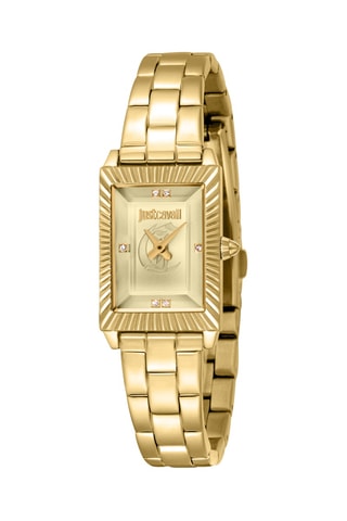 Montre à quartz en acier - Doré