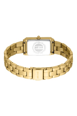 Montre à quartz en acier - Doré