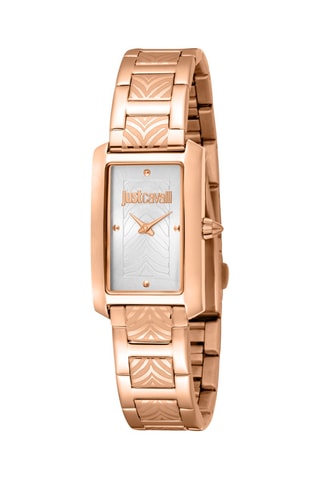Montre à quartz en acier - Doré rose