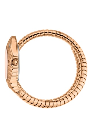 Stalen Quartz Horloge - Roségoudkleurig