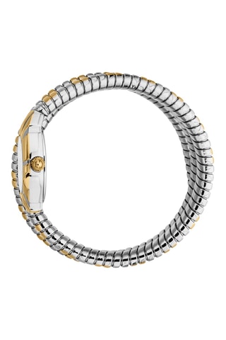 Stalen Quartz Horloge - Zilverkleurig en Goudkleurig