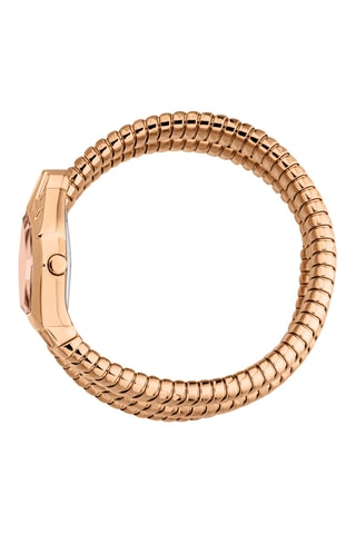Stalen Quartz Horloge - Roségoudkleurig