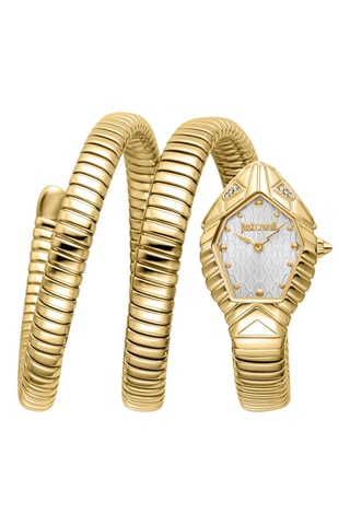 Stalen Quartz Horloge - Goudkleurig