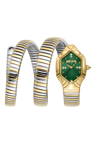 Stalen Quartz Horloge - Zilverkleurig en Goudkleurig