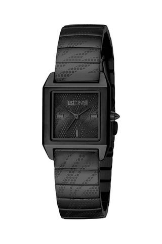Montre à quartz en acier - Noir