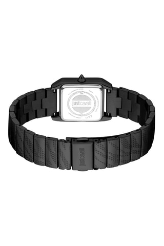 Montre à quartz en acier - Noir