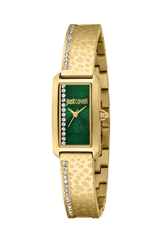 Montre à quartz en acier - Doré