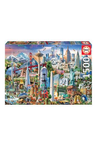 Puzzle Simboli del nord America - 1500 pezzi