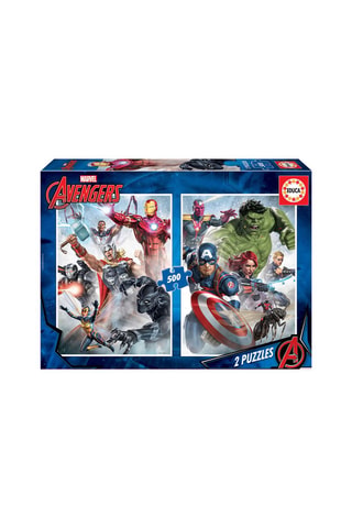 2 puzzles Avengers Marvel - 2 x 500 pièces - Dès 11 ans