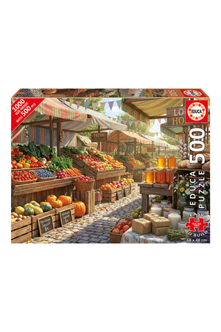 Puzzle Mercato al sole - 500 pezzi - Da 11 anni
