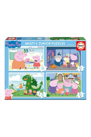 4 puzzles Peppa Pig - 200 pièces - Dès 3 ans