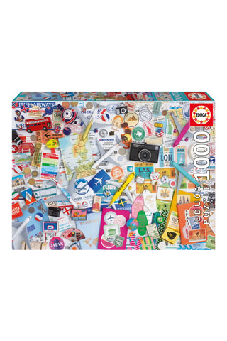 Puzzle Collage di Viaggi - 1000 pezzi - Da 14 anni