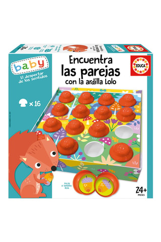 Jeu de mémoire Encuentra Las Parejas Con La Ardilla Lolo - 16 pièces - Dès 2 ans