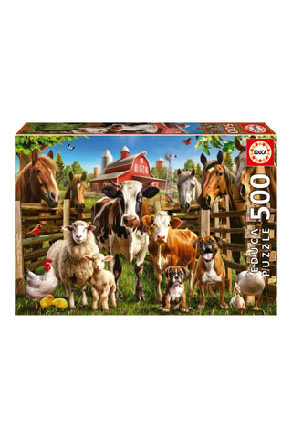 Puzzle Animaux de la ferme - 500 pièces - Dès 11 ans