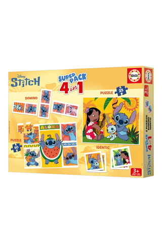 Coffret multi-jeux Stitch Lilo & Stitch Disney - 153 pièces - Dès 3 ans
