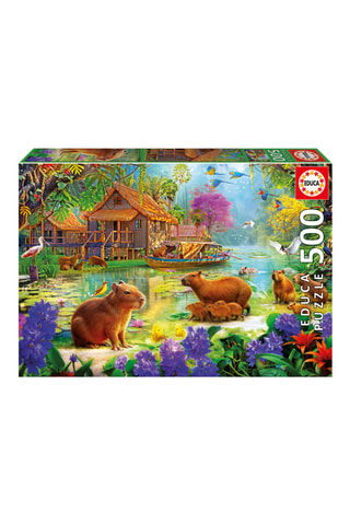 Puzzle Capibara - 500 pezzi - Da 11 anni