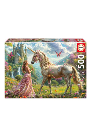 Puzzle Unicorni e farfalle - 500 pezzi - Da 11 anni